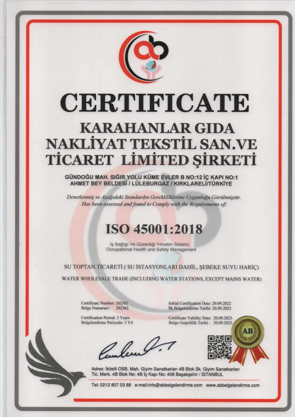 ISO 45001:2018 ISO 45001:2018