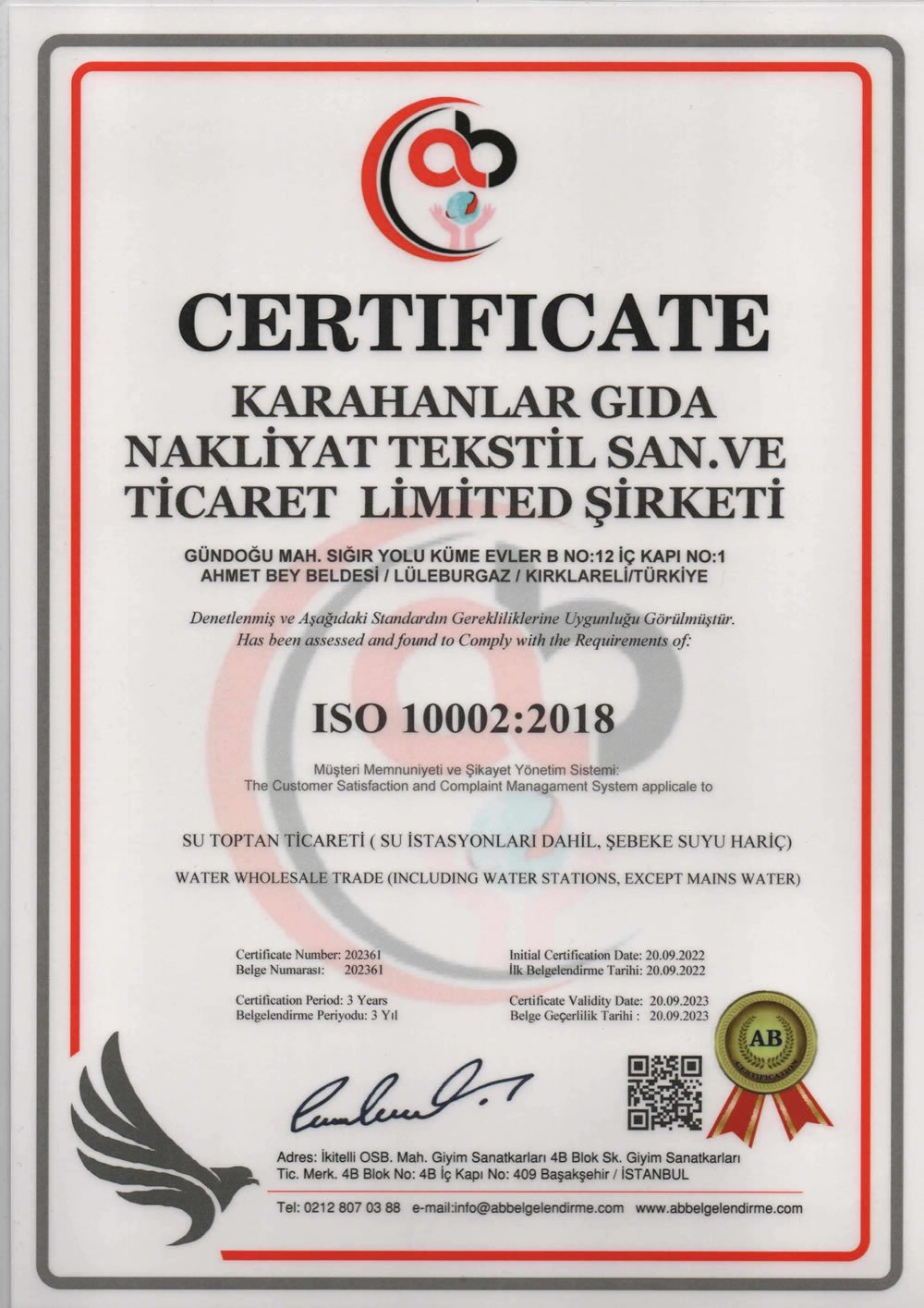 ISO 10002:2018 ISO 10002:2018
