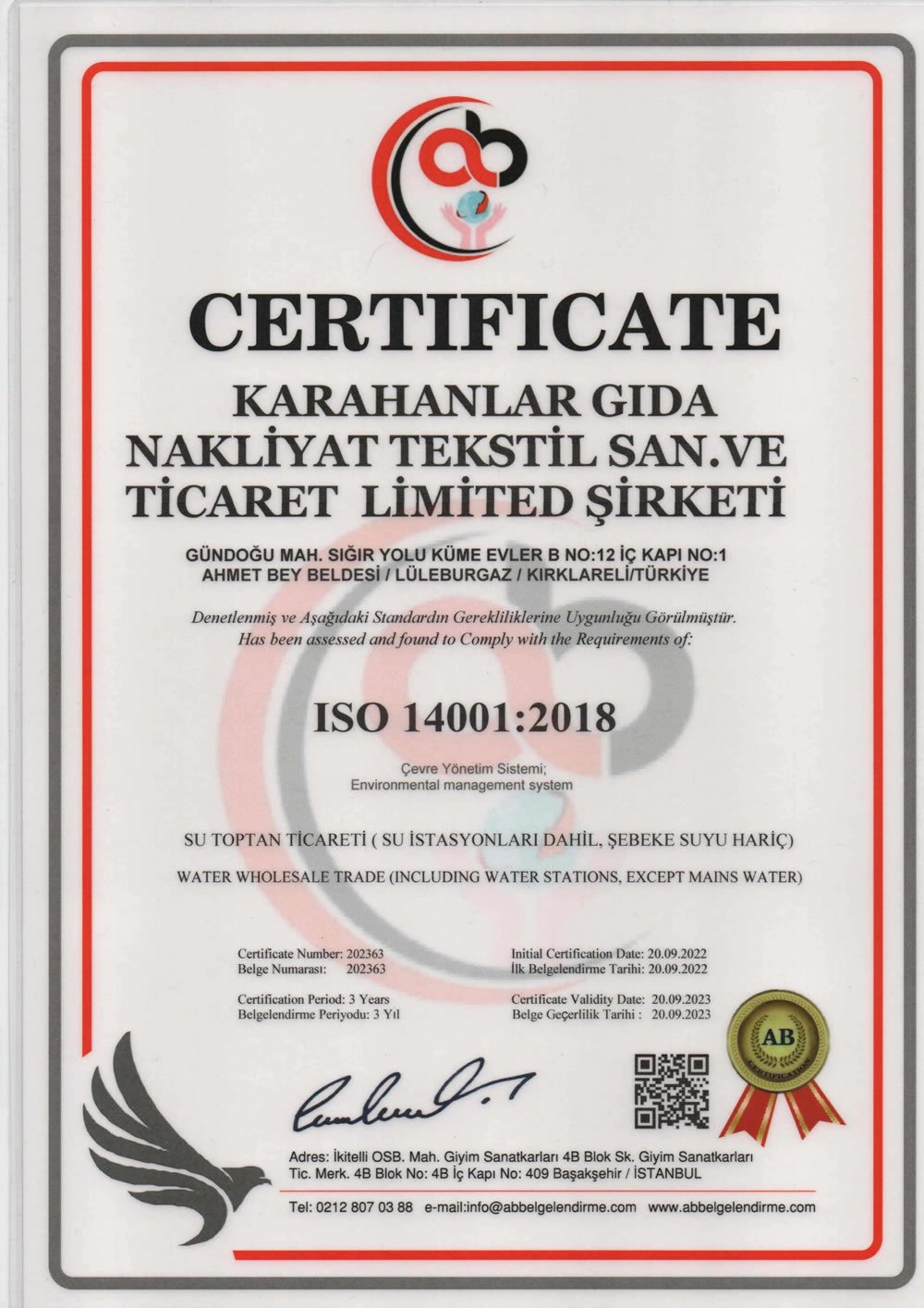 ISO 14001:2018 ISO 14001:2018